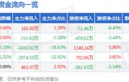 股票行情快报：华谊兄弟（300027）3月5日主力资金净买入165.50万元