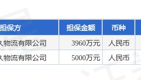 长久物流披露2笔对外担保，被担保方为吉林省长久物流有限公司