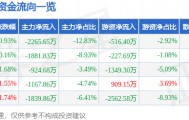 股票行情快报：海马汽车（000572）3月11日主力资金净卖出2265.65万元
