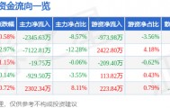 股票行情快报：海马汽车（000572）2月27日主力资金净卖出2345.63万元