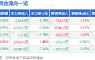 股票行情快报：浙大网新（600797）2月25日主力资金净卖出522.13万元