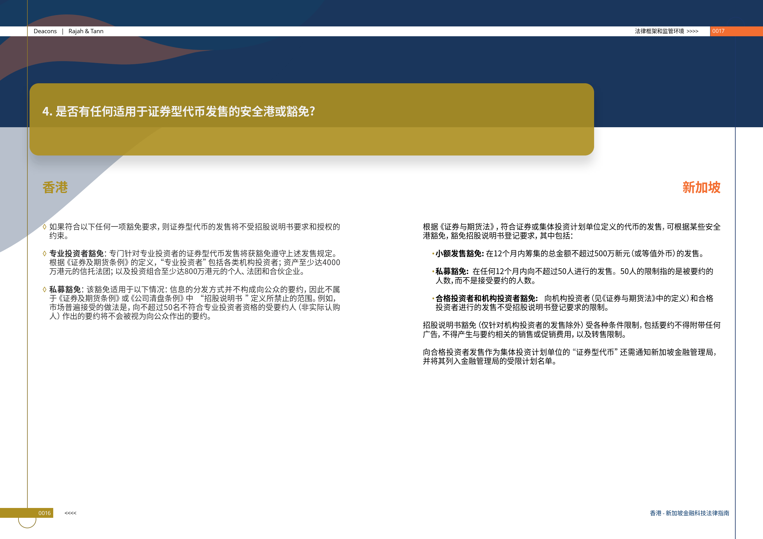 香港-新加坡金融科技法律指南（2024版）-的近律师行